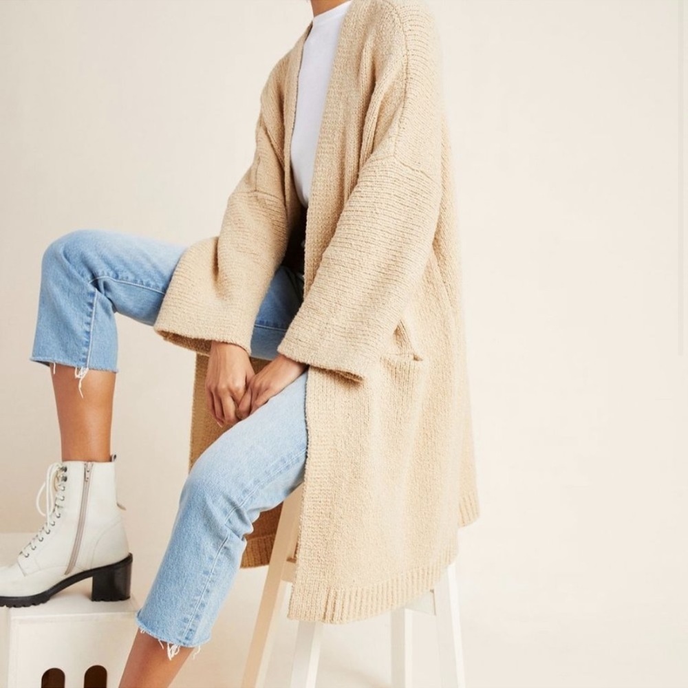 Anthropologie | Riley Longline Cardigan Sweater Size XS